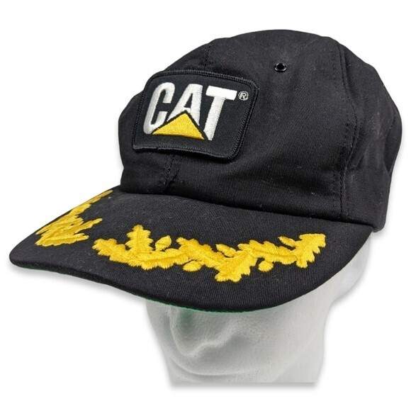 Cat Diesel Snapback‎ Trucker Hat Patch Cap Scrambled Eggs Made in USA - Picture 1 of 11